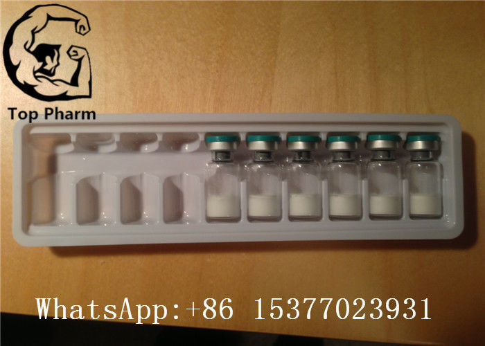 12629-01-5 αγνότητα λ. ορμονών αύξησης Hgh 99% για το κέρδος του prptide 10iu/vial μυών HGH