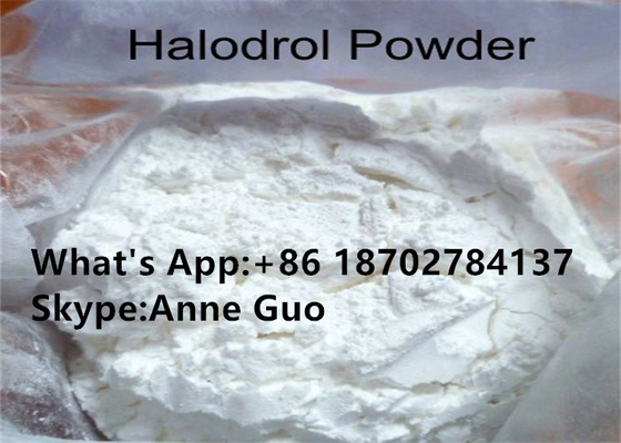 99% στεροειδής ακατέργαστη σκόνη CAS 2446-23-2 Halodrol αγνότητας για η μάζα μυών